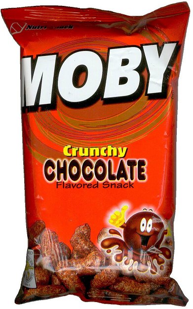 (image for) MOBY CRUNCHY CHOCOLATE FLAVORED CORN SNACK