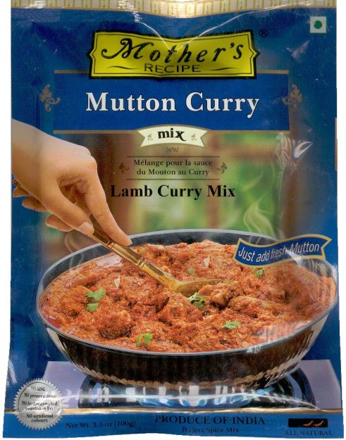 (image for) MOTHER'S RECIPE MUTTON LAMB CURRY MIX