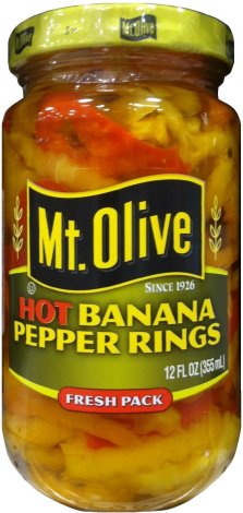 (image for) MT. OLIVE HOT BANANA PEPPER RINGS