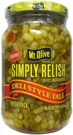 (image for) MT. OLIVE SIMPLY RELISH DELI STYLE DILL