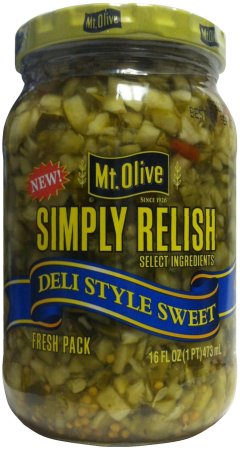 (image for) MT. OLIVE SIMPLY RELISH DELI STYLE SWEET