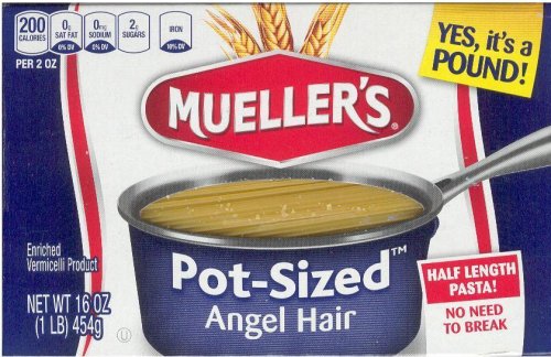 (image for) MUELLER'S ANGEL HAIR PASTA POT-SIZED