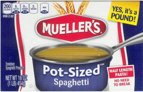 (image for) MUELLER'S FETTUCCINE ENRICHED MACARONI