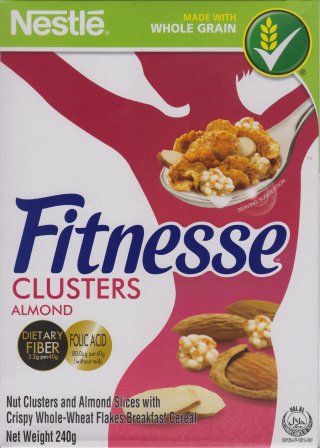 (image for) NESTLE FITNESSE NUT CLUSTERS AND ALMOND SLICES