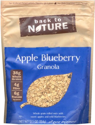 (image for) BACK TO NATURE APPLE BLUEBERRY GRANOLA