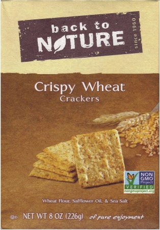 (image for) BACK TO NATURE CRISPY WHEAT CRACKERS