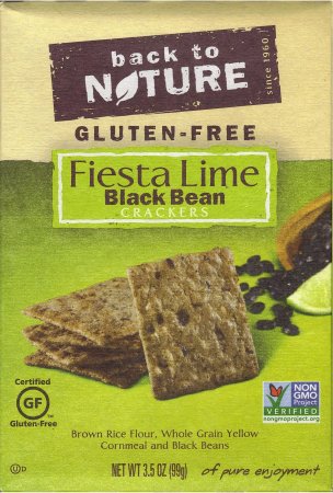 (image for) BACK TO NATURE FIESTA LIME BLACK BEAN CRACKERS