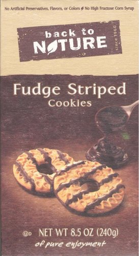 (image for) BACK TO NATURE FUDGE STRIPED COOKIES