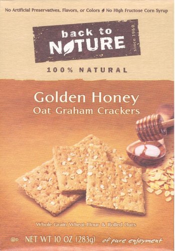 (image for) BACK TO NATURE GOLDEN HONEY OAT GRAHAM CRACKERS