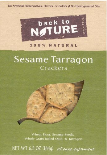 (image for) BACK TO NATURE SESAME TARRAGON CRACKERS