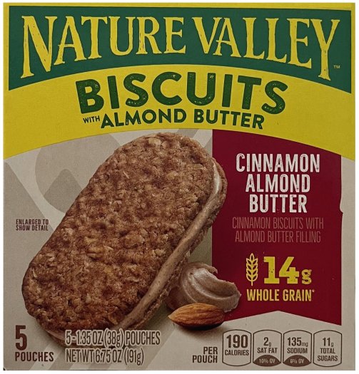 (image for) NATURE VALLEY BISCUITS WITH ALMOND BUTTER