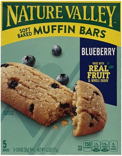 (image for) NATURE VALLEY SOFT BAKED MUFFIN BARS BLUEBERRY