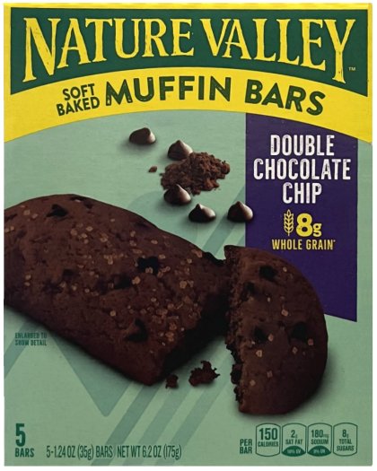 (image for) NATURE VALLEY SOFT BAKED MUFFIN BARS DOUBLE CHOCOLATE CHIP