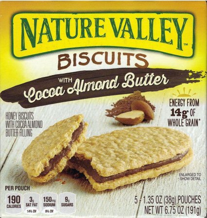 (image for) NATURE VALLEY BISCUITS WITH COCOA ALMOND BUTTER