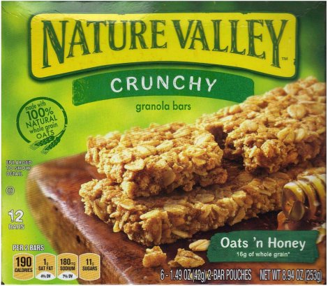 (image for) NATURE VALLEY CRUNCHY GRANOLA BAR OAT'S 'N HONEY