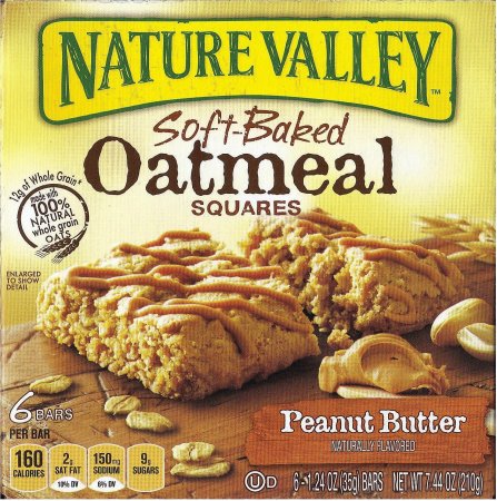 (image for) NATURE VALLEY SOFT BAKED OATMEAL SQUARES PEANUT BUTTER