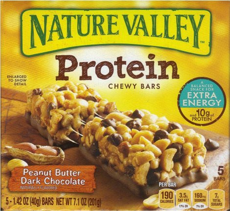 (image for) NATURE VALLEY PROTEIN PEANUT BUTTER DARK CHOCOLATE BAR