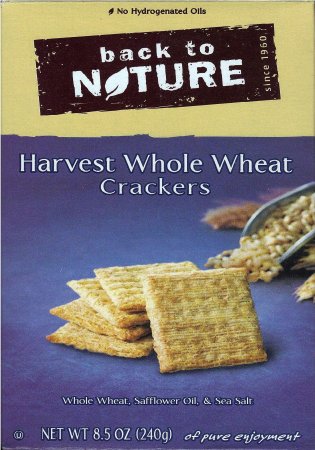 (image for) BACK TO NATURE WHOLE WHEAT CRACKERS