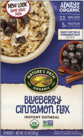 (image for) NATURE'S PATH BLUEBERRY CINNAMON FLAX OATMEAL