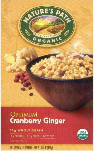 (image for) NATURE'S PATH CRANBERRY GINGER OATMEAL