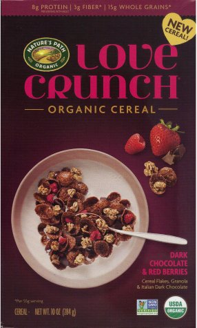 (image for) NATURE'S PATH LOVE CRUNCH CEREAL DARK CHOCOLATE & RED BERRIES