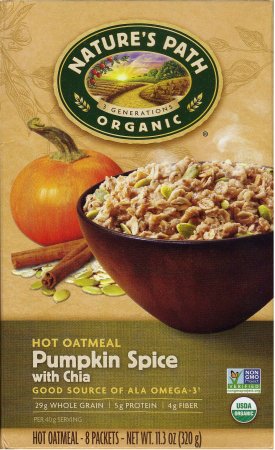 (image for) NATURE'S PATH PUMPKIN SPICE WITH CHIA OATMEAL