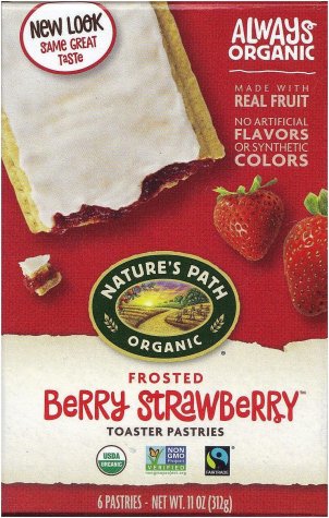 (image for) NATURE'S PATH ORGANIC BERRY STRAWBERRY TOASTER PASTRIES