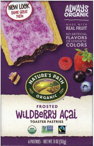 (image for) NATURE'S PATH ORGANIC WILDBERRY ACAI TOASTER PASTRIES