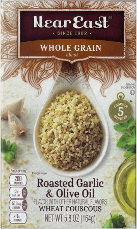 (image for) NEAR EAST WHOLE GRAIN ROASTED GARLIC & OLIVE OIL WHEAT COUSCOUS