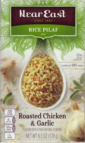 (image for) NEAR EAST RICE PILAF MIX ROASTED CHICKEN & GARLIC