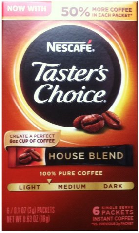 (image for) NESCAFE TASTER'S CHOICE HOUSE BLEND INSTANT COFFEE