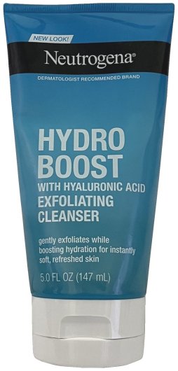 (image for) NEUTROGENA HYDRO BOOST WITH HYALURONIC ACID EXFOLIATING CLEANSER