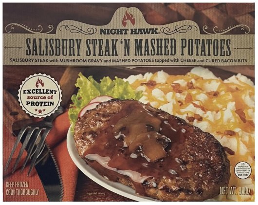 (image for) NIGHT HAWK SALISBURY STEAK 'N MASHED POTATOES