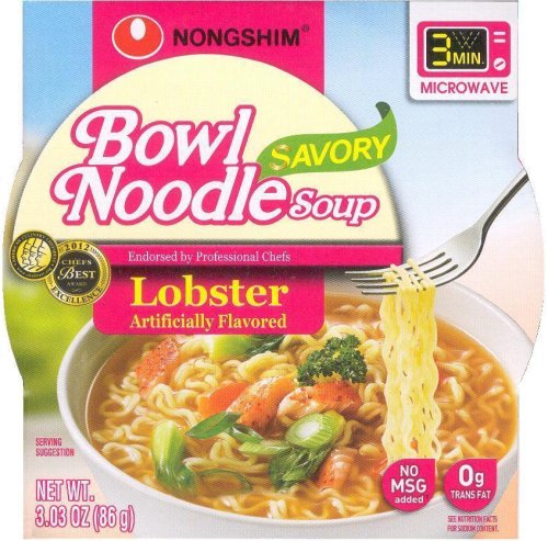 (image for) NONGSHIM BOWL NOODLE SOUP LOBSTER FLAVORED