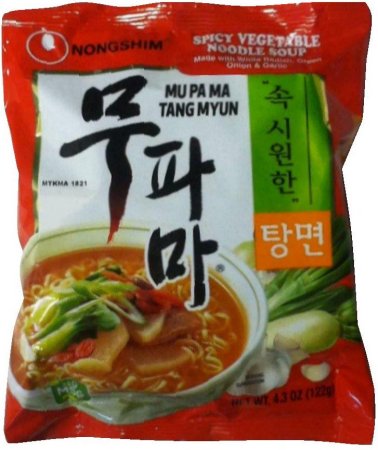 (image for) NONGSHIM MU-PAMA TANG MYUN SPICY VEGETABLE NOODLE SOUP