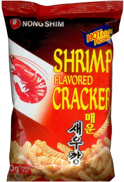 (image for) NONGSHIM SHRIMP FLAVORED CRACKER HOT & SPICY