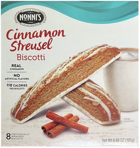 (image for) NONNI'S BISCOTTI CINNAMON STREUSEL