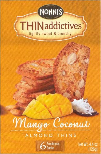 (image for) NONNI'S THINaddictives MANGO COCONUT ALMOND THINS