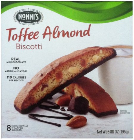 (image for) NONNI'S BISCOTTI TOFFEE ALMOND