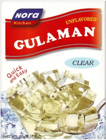 (image for) NORA GULAMAN CLEAR UNFLAVORED