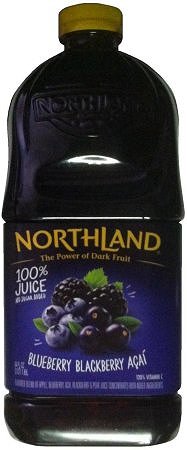 (image for) NORTHLAND BLUEBERRY BLACKBERRY ACAI 100% JUICE