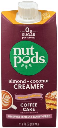 (image for) NUT PODS ALMOND + COCONUT CREAMER COFFEE CAKE FLAVOR