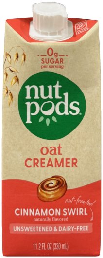 (image for) NUT PODS OAT CREAMER CINNAMON SWIRL FLAVOR