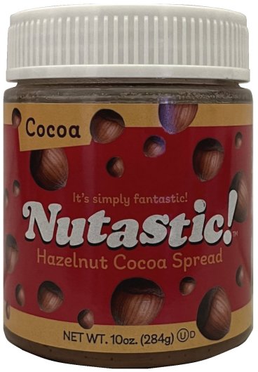 (image for) NUTASTIC! HAZELNUT COCOA SPREAD