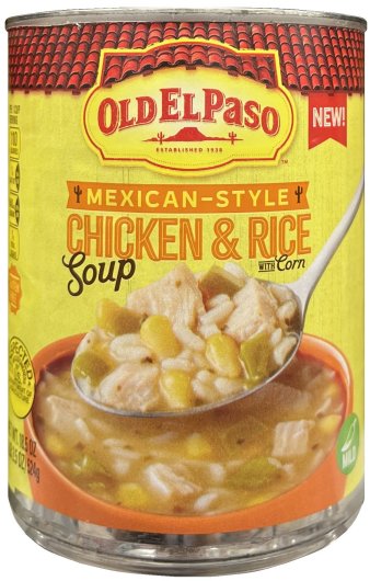 (image for) OLD EL PASO MEXICAN STYLE CHICKEN & RICE SOUP