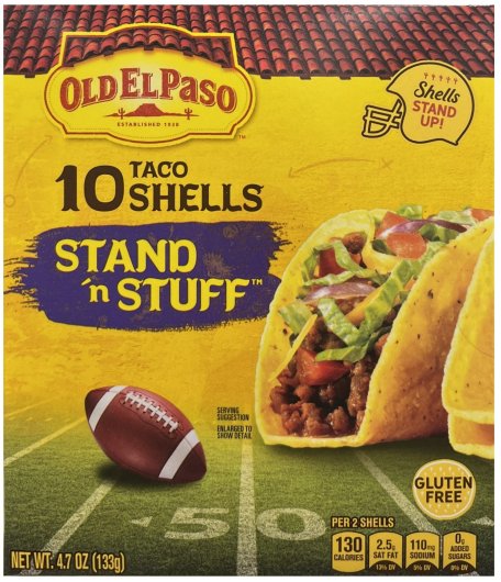 (image for) OLD EL PASO STAND 'N STUFF TACO SHELLS