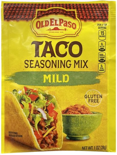 (image for) OLD EL PASO TACO SEASONING MIX MILD