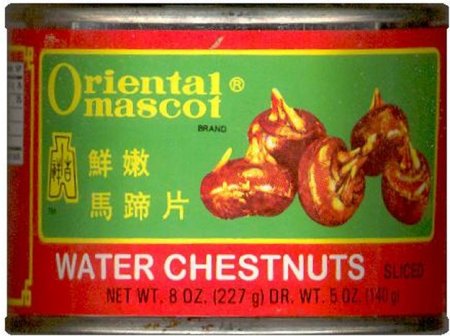 (image for) ORIENTAL MASCOT WATER CHESTNUTS SLICED