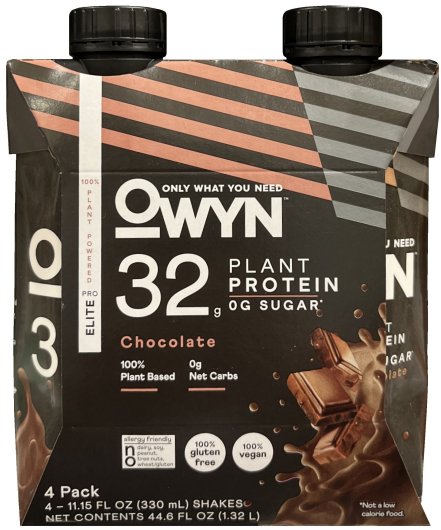 (image for) OWYN NON-DAIRY 32g PROTEIN SHAKE CHOCOLATE