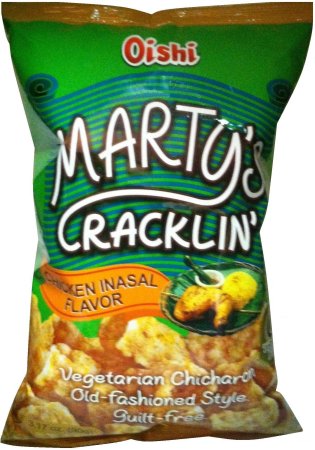 (image for) OISHI MARTY'S CRACKLIN CHICKEN INASAL VEGETARIAN CHICHARON